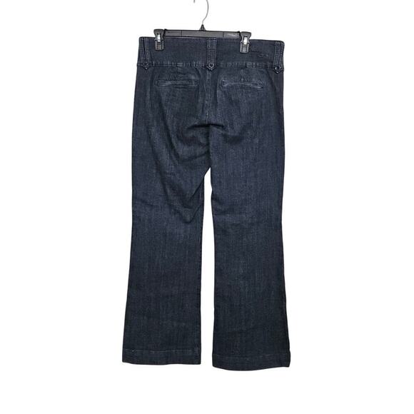 Common Genes Women's Mid-Rise Bootcut Jeans Size 12 Large Dark Blue Stretch - Picture 2 of 6